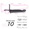 Double Penetration Dildo Vibrator 10 Mode Vibrator For Men Strap On Penis Vagina Plug Adult Sex Toys