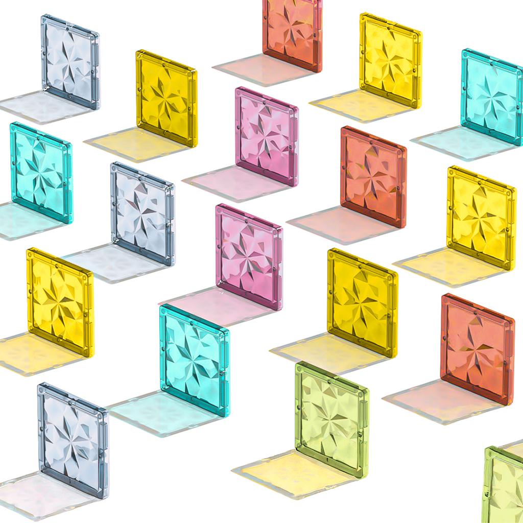60 Pieces 3D Magnetic Construction Blocks Educational Puzzle