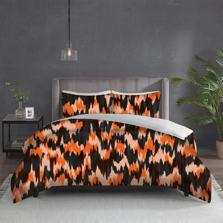 

Цифровая печать Хэллоуин Мультяшный Набор из трех предметов, Забавный Сюрприз Набор из трех предметов 90*90cm