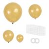 129 Pieces Of And Arch Set, Gold Birthday Decoration, Suitable For Women And Girls, Light Chrome Plated Gold Latex , Weddin