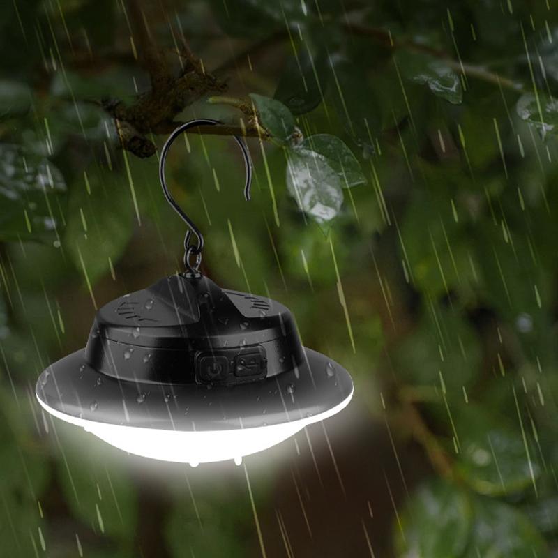 Portable Hook Camping Light Rechargeable Emergency Lighting Waterproof Camping Light Tent Light