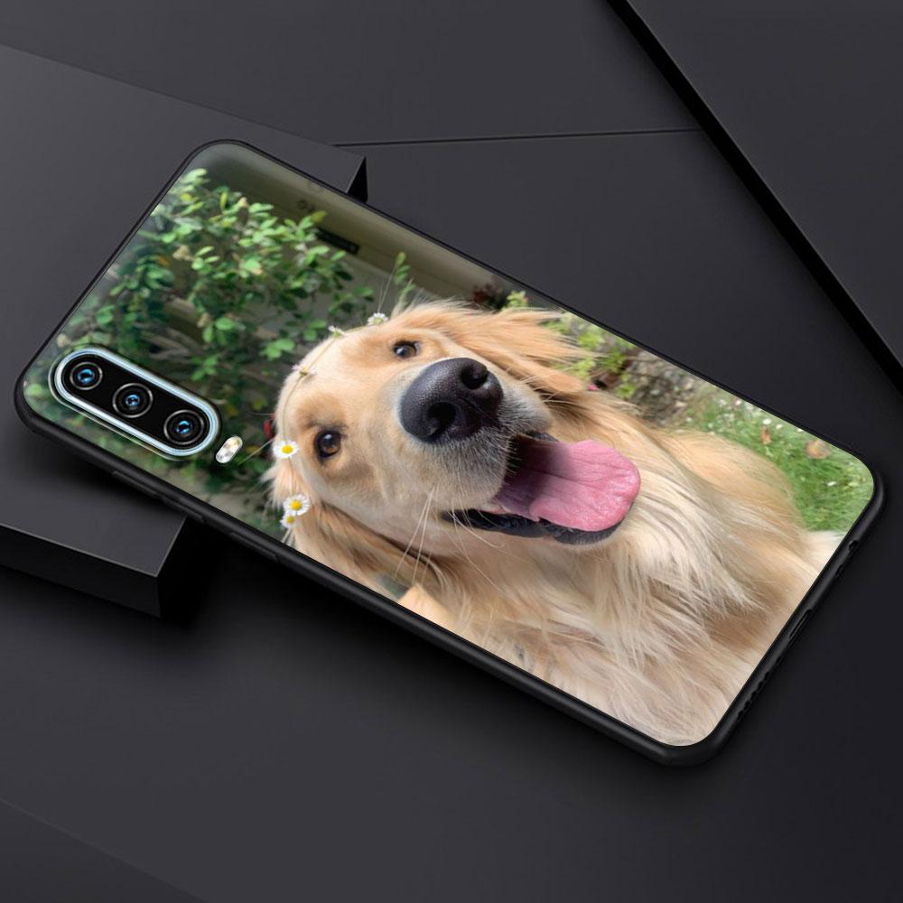Golden Retriever Friend For Huawei P30 Lite Phone Case For Huawei P50 Pro P20 P40 Lite E P Smart Z 2021 Y6p Y9s Y7a 2019 Cover