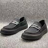 Casual men's new mesh trend Korean non-slip creative breathable Doudou shoes one-pedal breathable and comfortable style