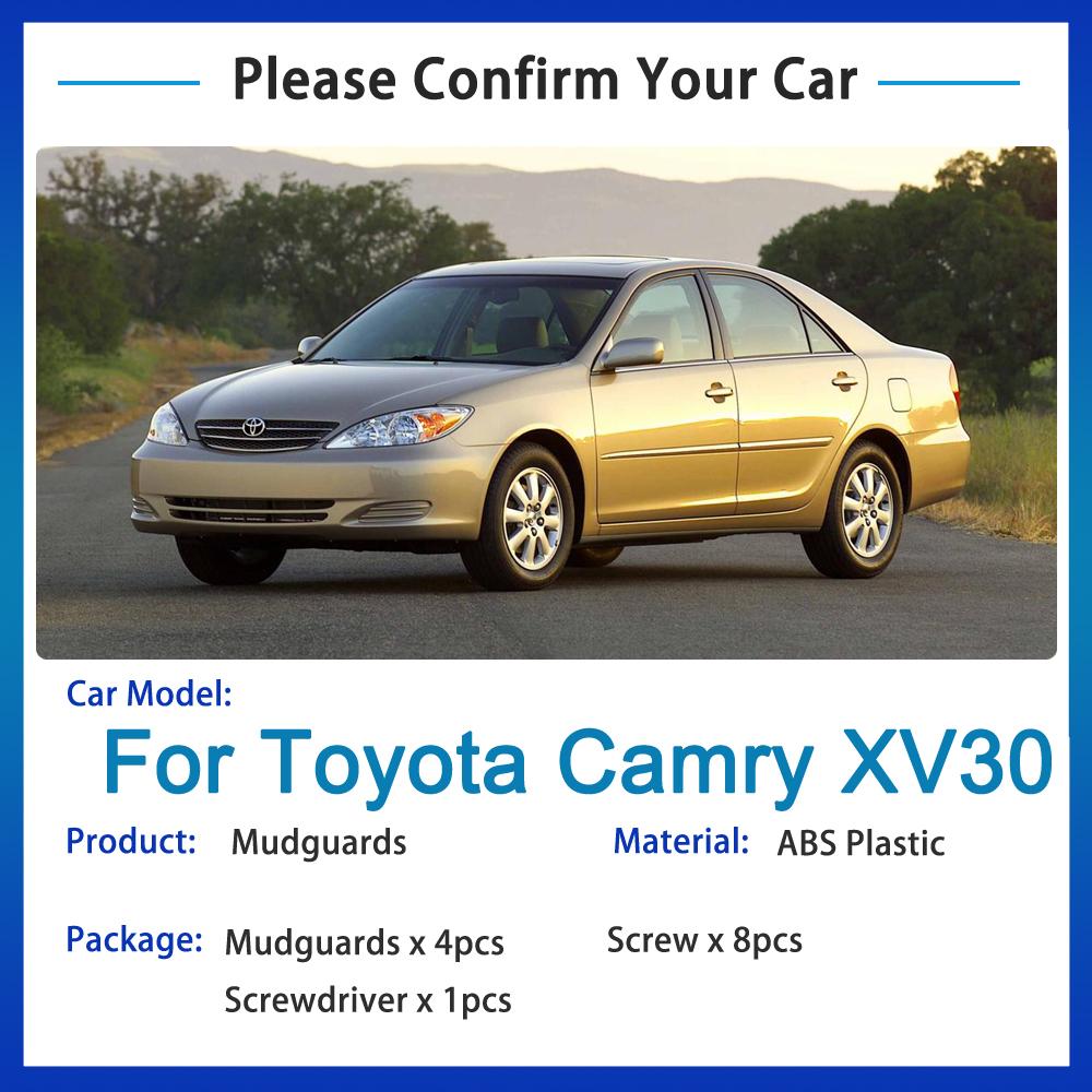 Lapače blatníků pro Toyota Camry XV30 Daihatsu Altis 2002~2006 4x Blatníky Příslušenství pro styling blatníků Ochranná klapka Splash