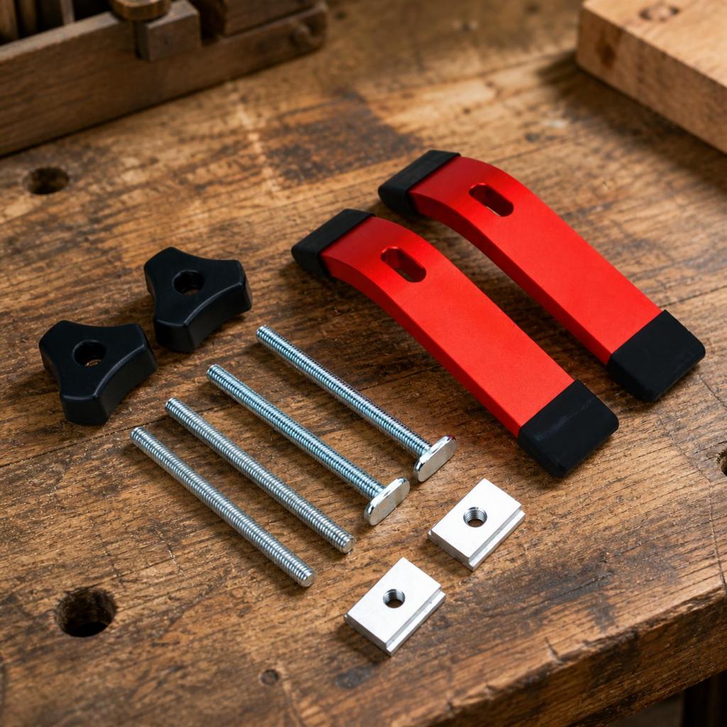 2 Pieces T-Slot Clamp Bar with Hardware Sturdy Heavy-Duty