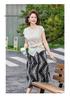 Mom's 2026 Summer Chiffon Blouse & Skirt Suit - New Style for Middle-Aged and Elderly Women's Day