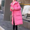 Damskie zimowe parki śnieżne Nowy styl koreański gruby bawełniany płaszcz długi swobodny puchowy płaszcz studencki wiatroszczelna odzież wierzchnia
