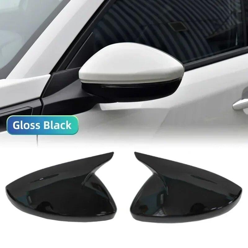 

Для Peugeot 208 - Peugeot 308 2014- 508 2008 Накладка на боковое зеркало заднего вида, наклейка на крыло, отделка корпуса из карбона Bright black