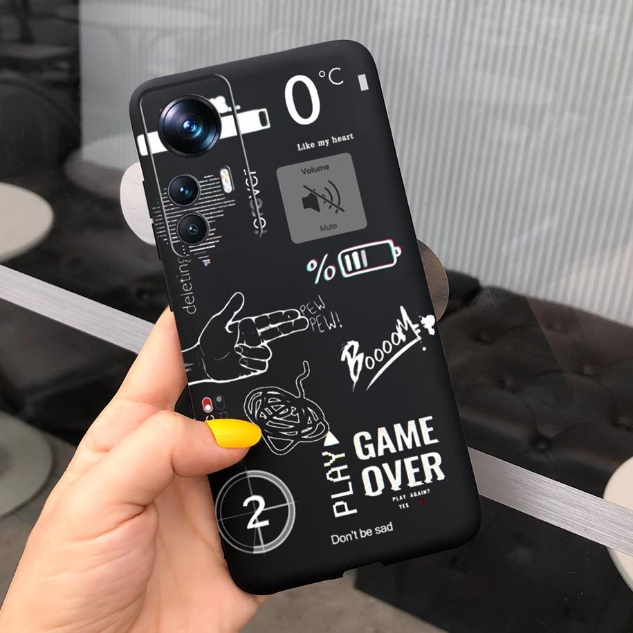 For Xiaomi 12T Pro Case Mi 12T 2022 New Fashion Art Painted Cover Soft Fundas Phone Case For Xiaomi Mi 12T Mi12T Pro Cover Coque
