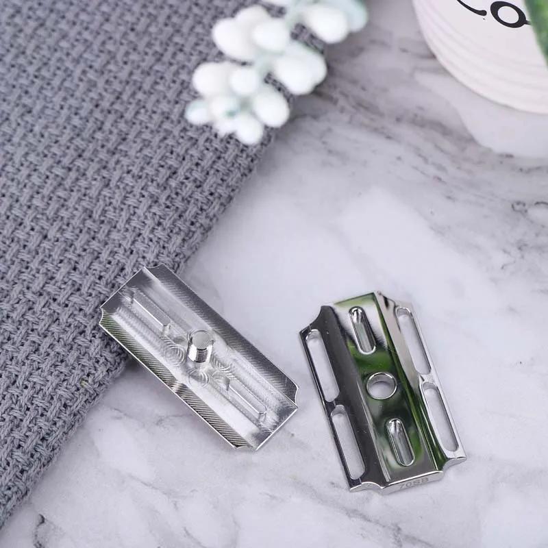 Yaqi New Vostok 70SB Straight Bar 316 Stainless Steel Polished Safety Razor Head With 0.7mm Blade Gap Portable Travel Razor Head