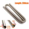 200cm 24mm Double Layer Exhaust Pipe Air Diesel Parking Heater Stainless Steel Tube Gas Vent Hose For Car Caravan Camper