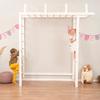 Household Playground Bridge - White-Wood