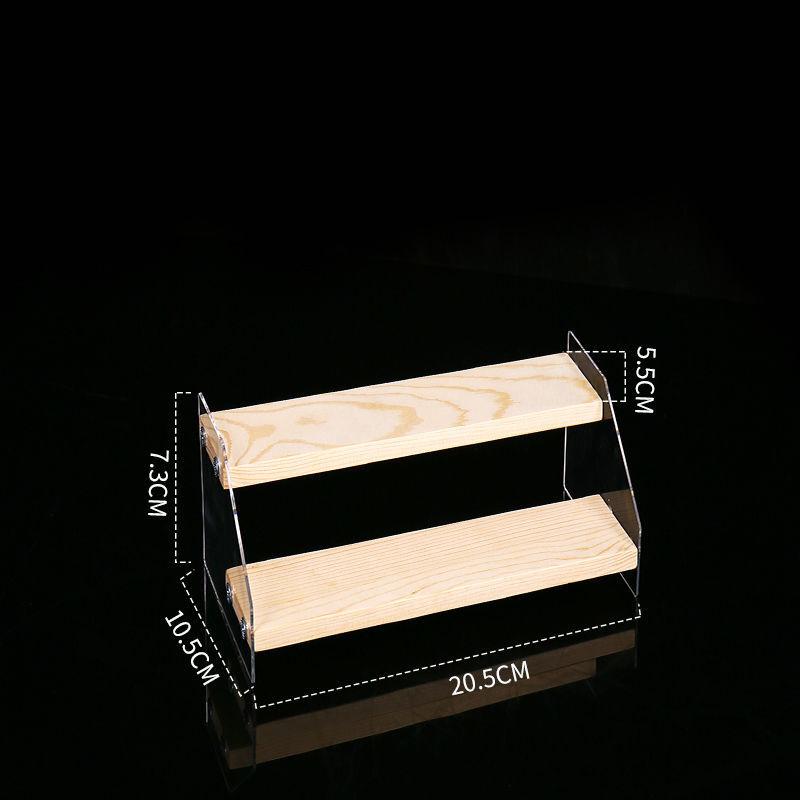 

Acrylic Display Stand Cosmetic Doll Figure Glasses Ladder Riser Rack Storage Showcase Jewelry Model Toy Collectibles Shelf Holde