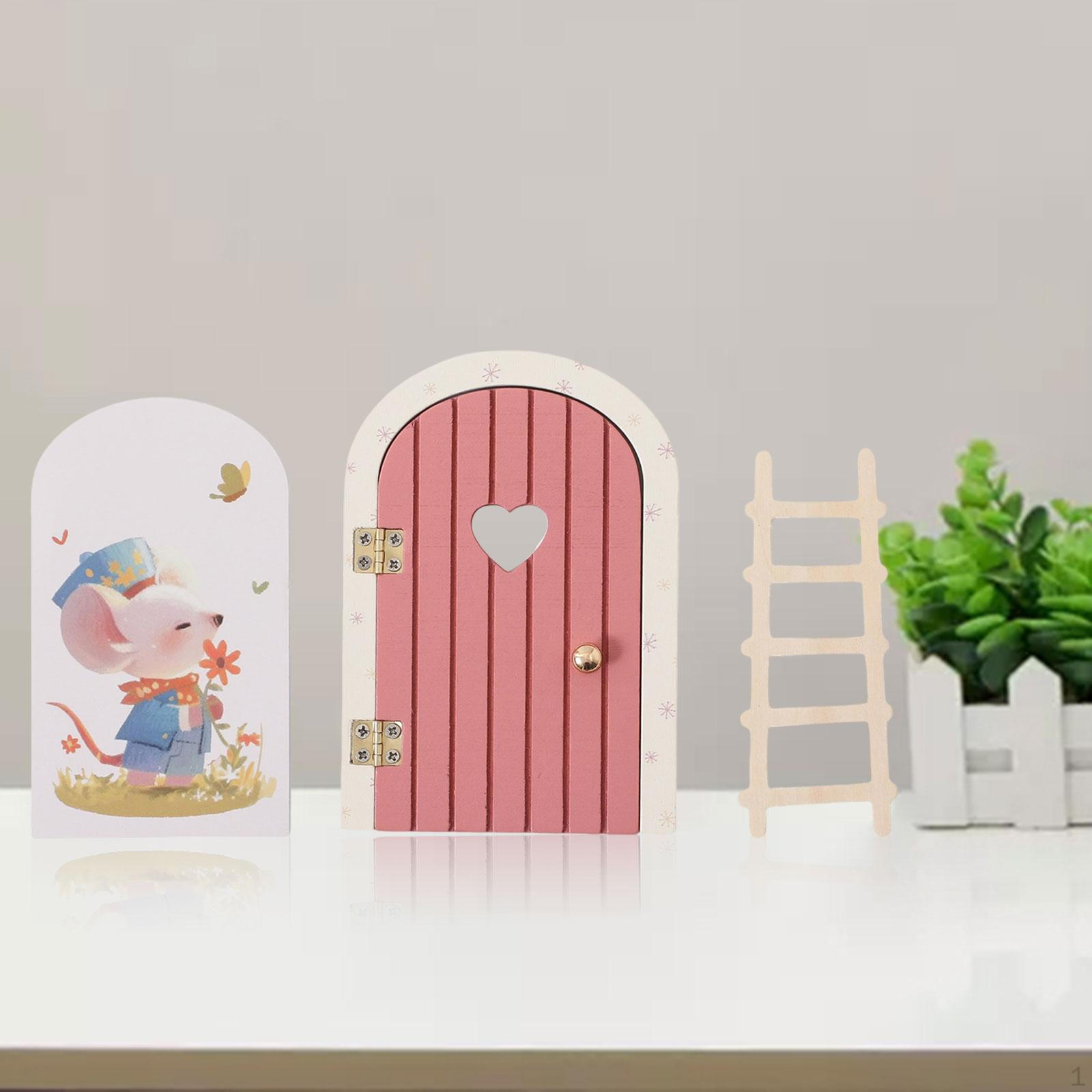 

3D Wall Sticker for Easy Installation Door Decor Home Nursery Playroom рожевий