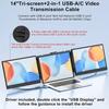 H6 Video Signal Conversion Hub for Laptop to Transmite Video Signal From USB-A/Non Full-Featured USB-C Port, M1/M2/M3 Chip
