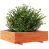 Plant Pot Wax Brown 90 X 90 X 26.5 Cm Solid Pine Wood