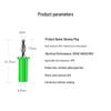 Jack Banana 4mm Laiton Nickelé Tête Lanterne pour Instruments Industriels