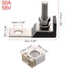 uxcell Terminal Fuse Block Kit Fuse Max Voltage 58V 50A