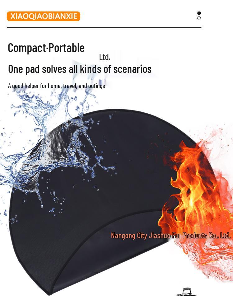 Outdoor Double-Sided Fireproof Mat: Barbecue, Picnic, Camping, Car-Mounted Storage Heat Insulation Pad