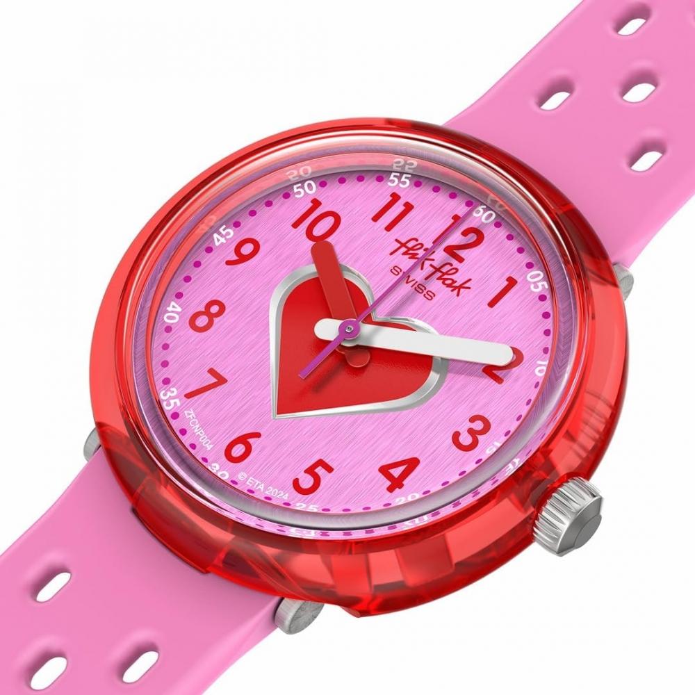 SWatch [flick Flack] Kids Watch Fizz In pInk Fizz In pInk Fcnp004 Girls pInk pInk
