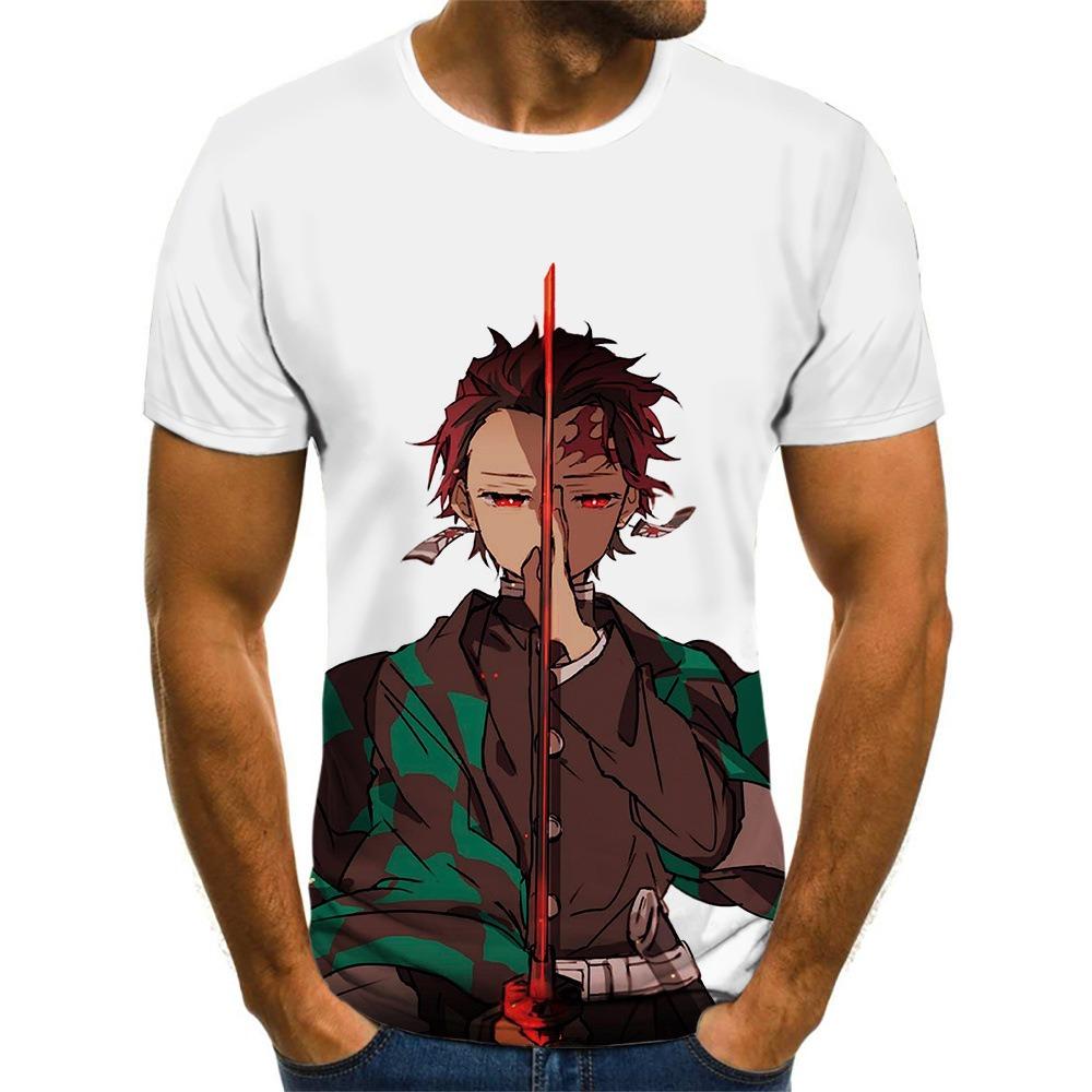3D T-shirt Men's Printed Comfortable Short Sleeved Comfortable Versatile T-shirts Fashionable