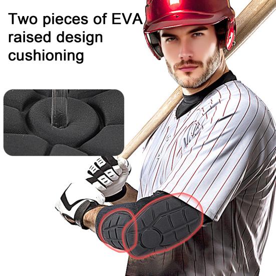 1 Pc Baseball Elbow Guard for Youth And Adult Adjustable Forearm Elbow Pad for Baseball Softball Football Hockey Sports