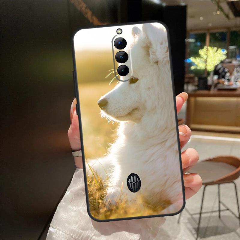 

Samoyed Puppy Case For ZTE Nubia Red Magic 8 8S 9 9S 10 10S 11 Pro Plus 6 7 6S 7S For RedMagic 10 Air Cover Red Magic 6s Pro
