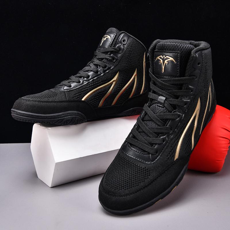 Luxury Boxing Shoes Men Lightweight Boxing Sneakers Comfortable Anti Slip Footwears for Wrestling
