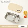 Reusable Stainless Steel Lunch Box with Leak Proof Lid Sealed Bento Box for Fruit Salad Work Office