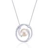 Lindon 925 Sterling Silver Classic Women Necklace Pendant Zircon Fashion Gift