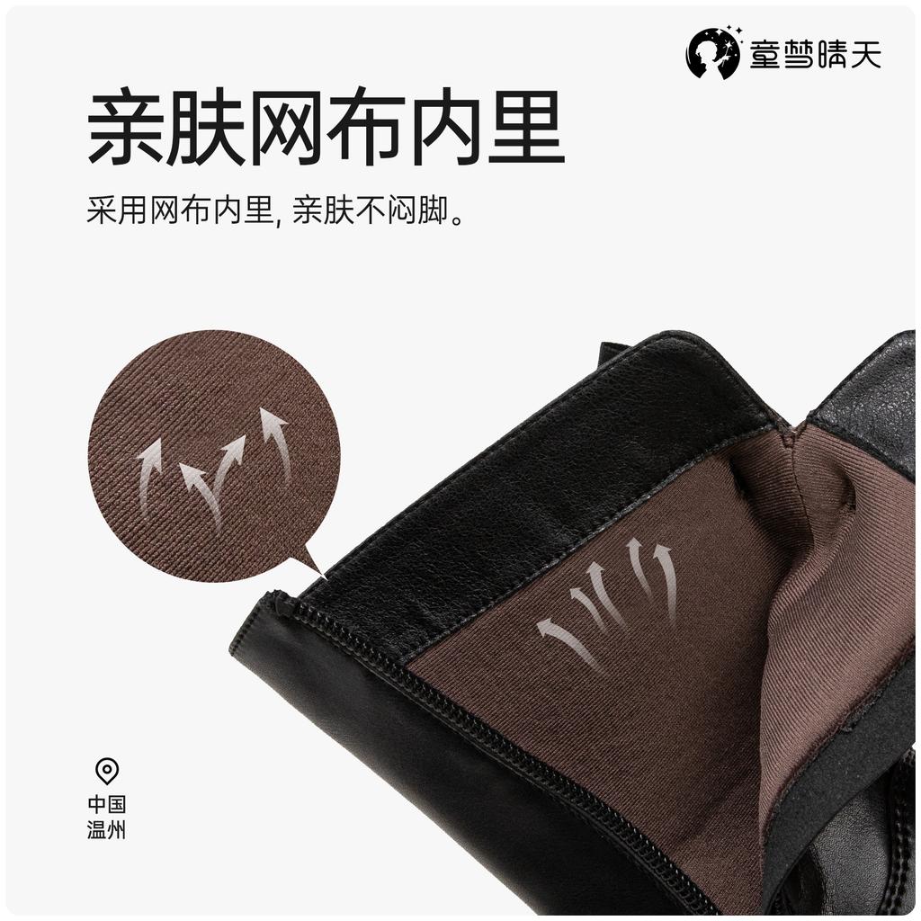 Children's Boots 2025 New Popular Spring and Autumn Girls Martin Boots Women's Treasure Boots Autumn and Winter Little Girl Leather Boots