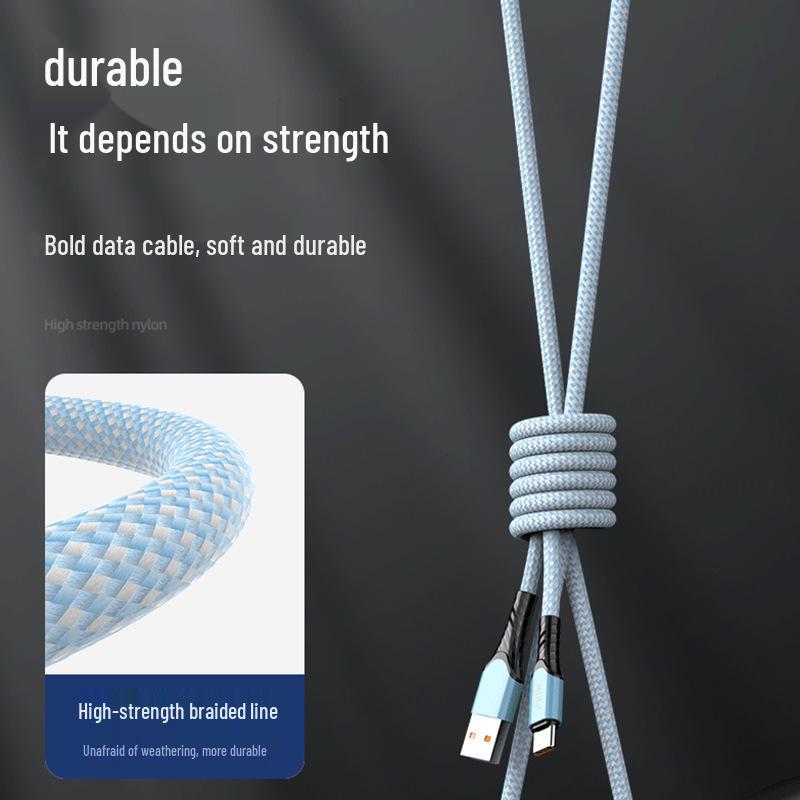 10A 240W Flash Charge Braided Cable for Huawei Honor Type-C Devices