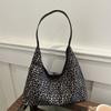 Autumn and Winter Large-capacity Work Tote Bag Women's 2025 New Personalized Leopard Print Shoulder Messenger Bag