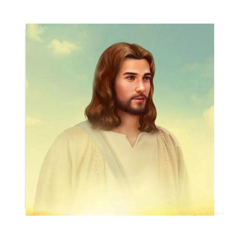 Gott Leinwand Malerei Christentum Jesus Poster und Drucke Moderne Wand Kunst Bilder für Schlafzimmer Wohnzimmer Hause Dekoration Geschenke