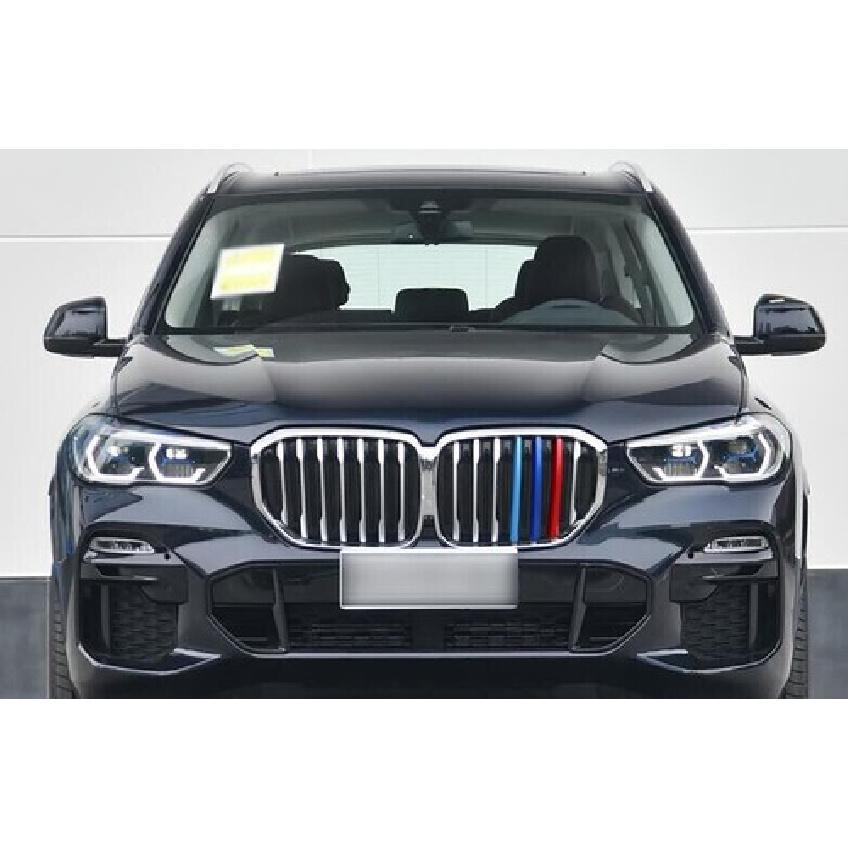 Fit For BMW X5 - Three M-Color Cover Trim 3PCS Front Centre Grille Decor