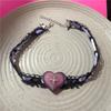 Fashion Sexy Pearl Heart Lace Necklace Pendant Velvet Chain Choker For Women Charm Party Personalized Neck Jewelry Special Gifs