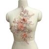 3D Flower Embroidered Lace Applique Sewing Flower Fabric Collar Patch For Wedding Party Gown Bridal Dress Clothes DIY Crafts