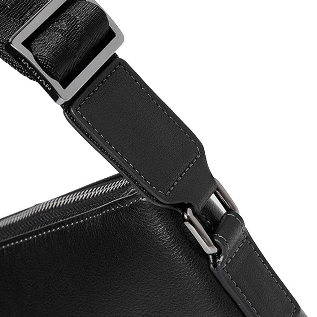 New JAGUAR Cow Leather Shoulder Bag, Crossbody Bag Regular Men's Black JA1T1201021101