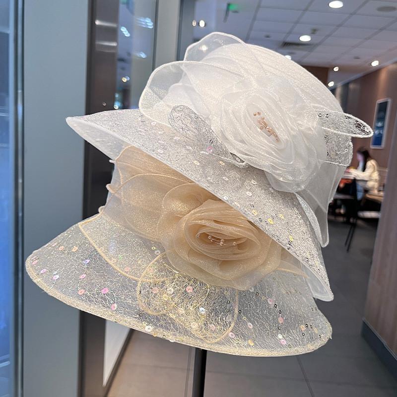 Summer Lace Sun Hat For Women With Sun Protection And Foldable Design For Casual Outdoor Use