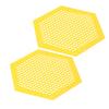 2pcs 3D Printed Floating Bee Island Professional Bees Waterer Plate for Thirsty Pollinators Outdoor
