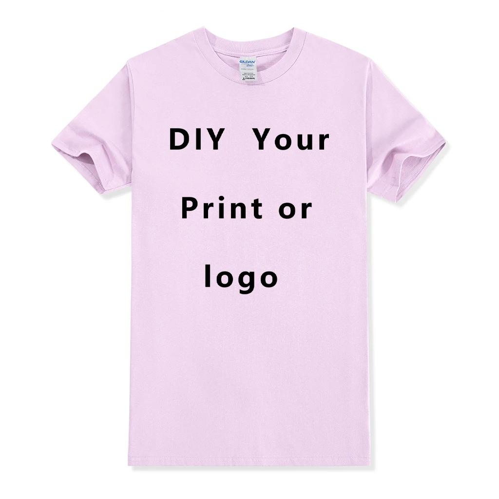 Custom T shirt Women Men Customised Printed 100 Cotton Short Sleeve Your Logo Photo Brand Text Tee Personalize Graphic Clothing
