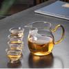 ZISIZ High Borosilicate Glass Tea Infuser Cup