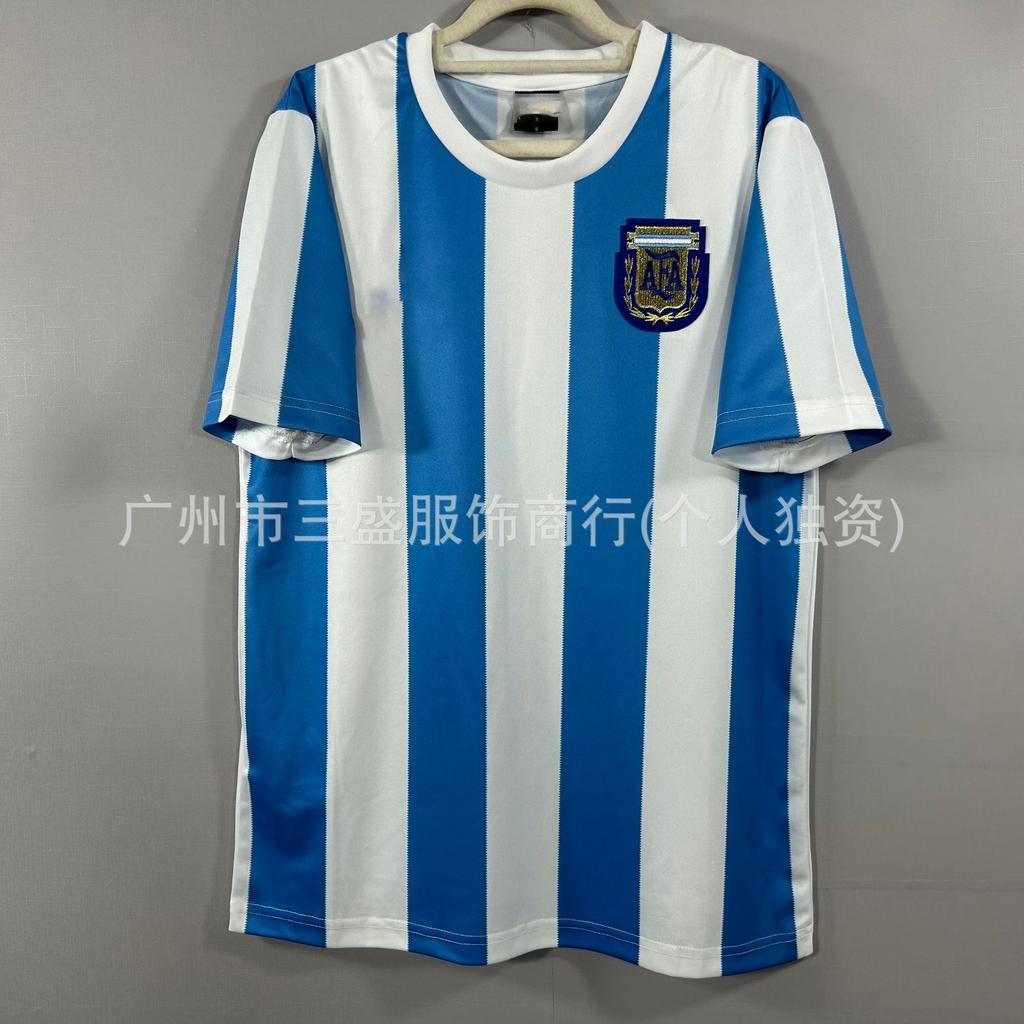 Maglie rétro, kit da calcio, Inghilterra, Argentina, Brasile, Spagna, Francia, Germania, maglie a maniche corte