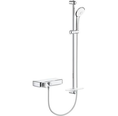 Bateria DN 15 + zestaw prysznicowy Grohtherm SmartControl
