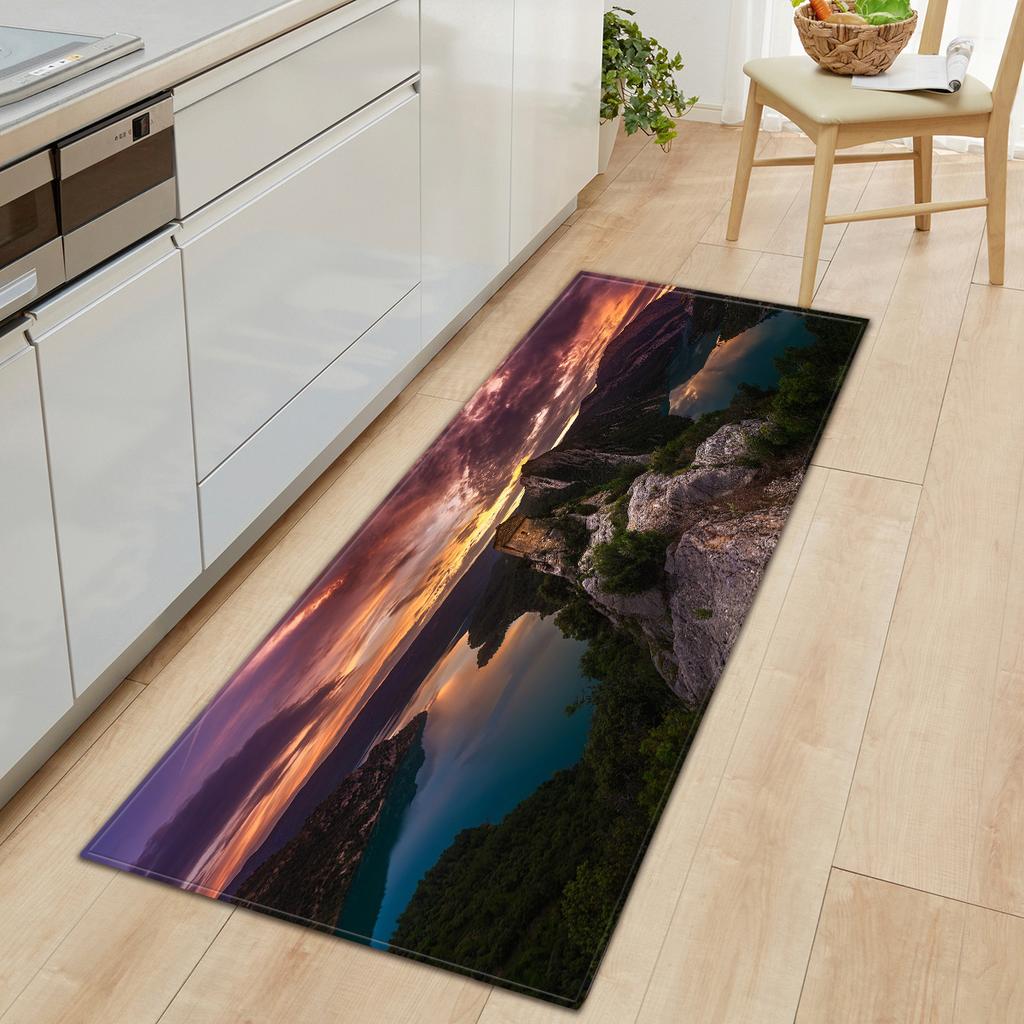 Kitchen Sand Wardrobe Shoe Cabinet Long Floor Mat 60 * 80