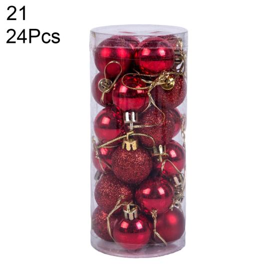 

24шт 3см пластиковые елочные шары безделушки домашняя вечеринка подвесные украшения