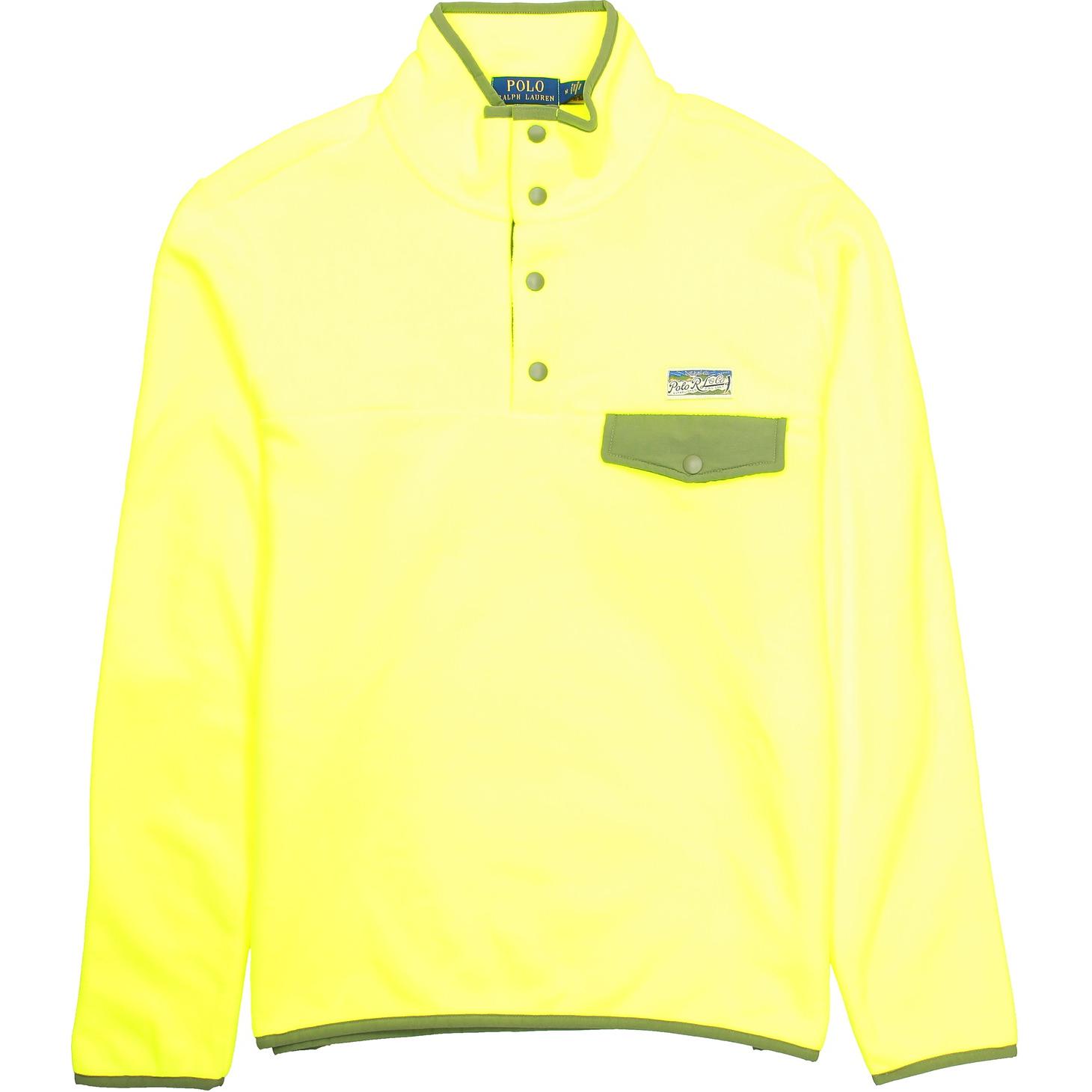 

Polo Ralph Lauren Однотонный пуловер с воротником-стойкой, с длинным рукавом, мужская толстовка, желтый 710890932-001 L