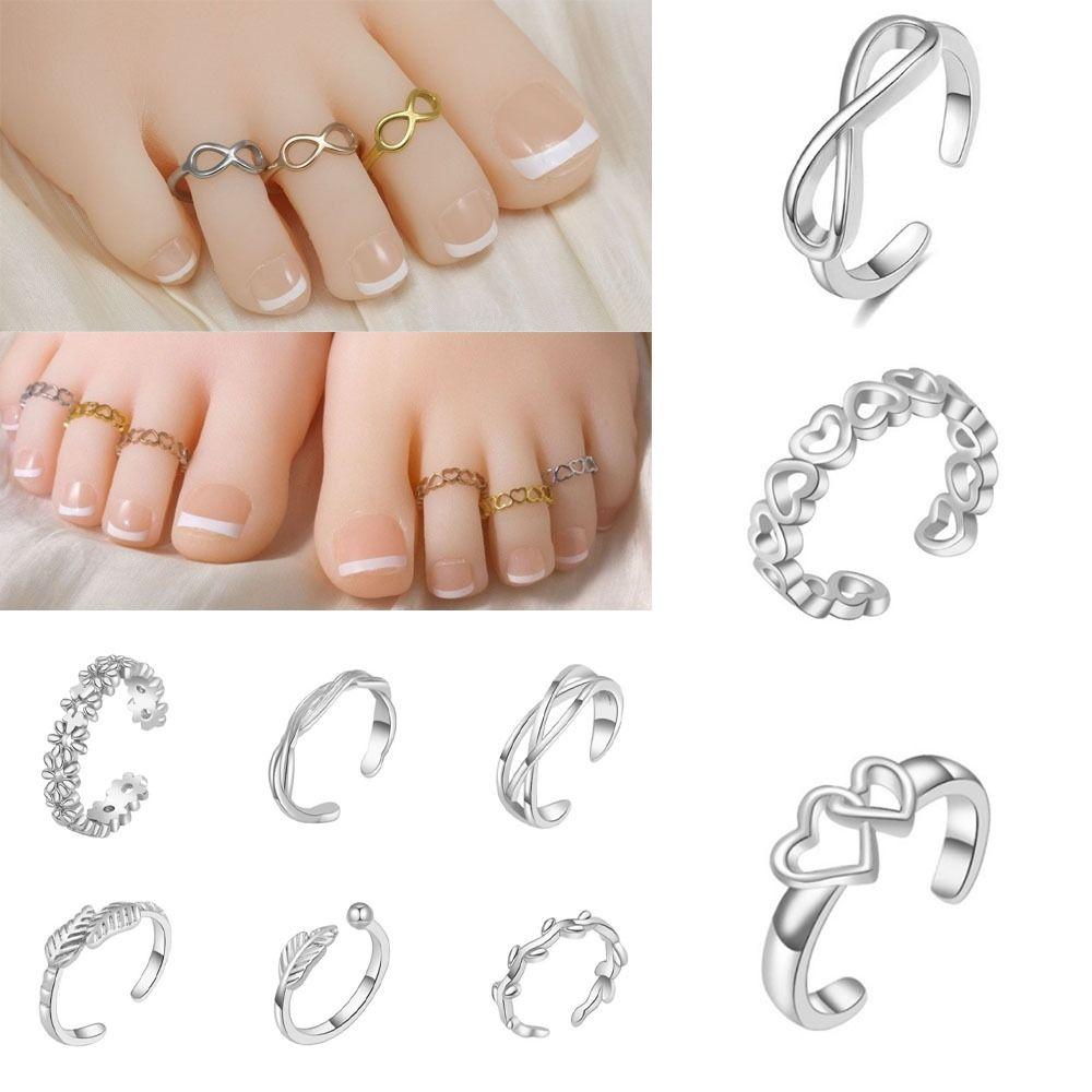 Leaf  Arrow Open Toe Rings Adjustable Toe Rings New Foot Jewelry  Women Jewelry