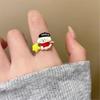 Fashionable Animal Shaped Adjustable Rings Lovely Cartoon Cats Dog Jewelry Special Gifts for Her Him Stylish Outfits