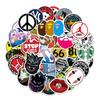 100 Pieces of Non-repeat Decorative Graffiti Stickers for Computer Car Motorcycle Skateboard Stickers
